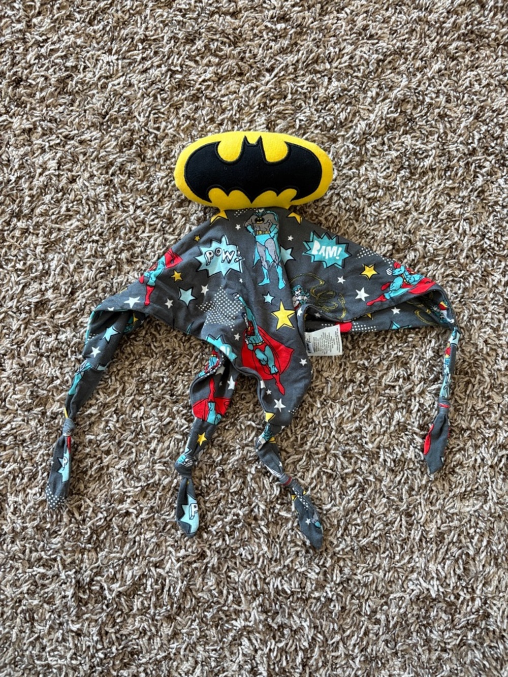 Little Sleepies Bamboo Gray Justice League Lovey